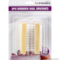 Wooden Nail Brush - 2Pc
