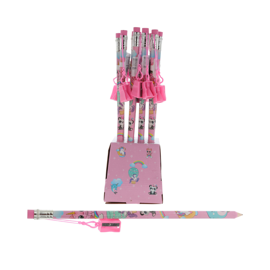 Jumbo Pencils with Eraser & Sharpener
