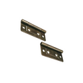 Flush Hinge. Bronze finish. 2" (50mm). 2 per pack