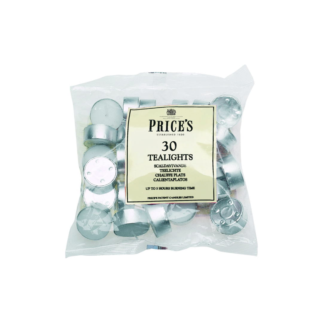 Tea Lights White Pack Of 30