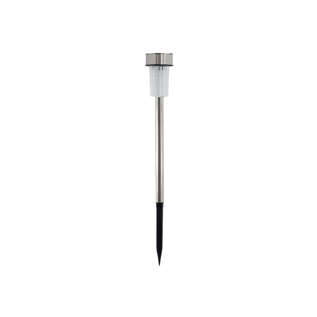 10pc Colour Changing Stainless Steel Solar Lights