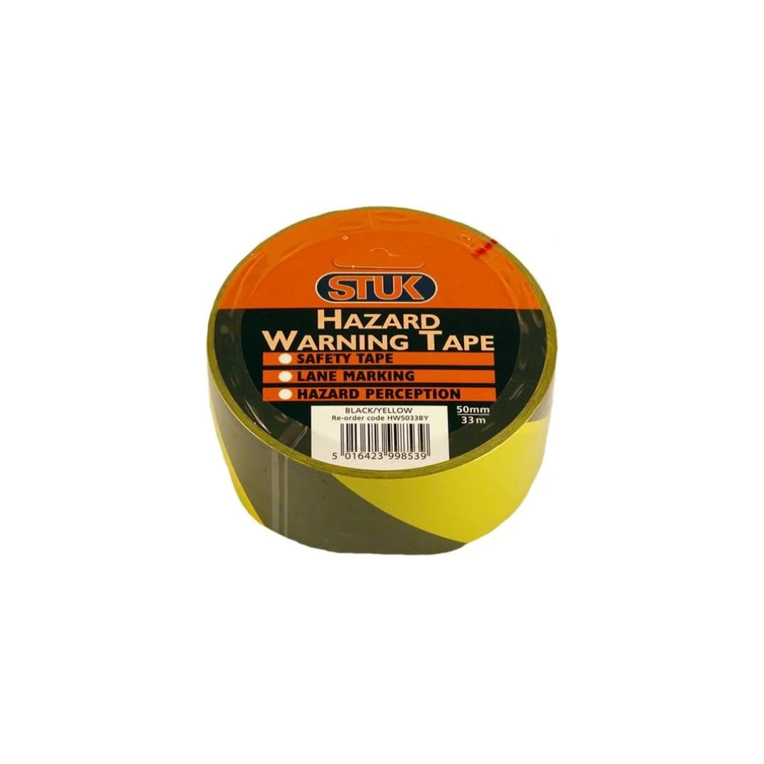 Yellow/Black Hazard Tape