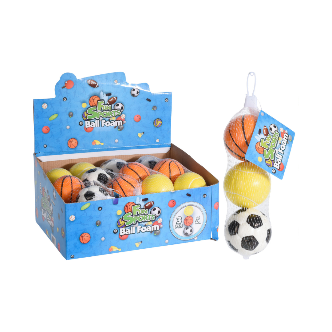 Mini Foam Sports Balls Set