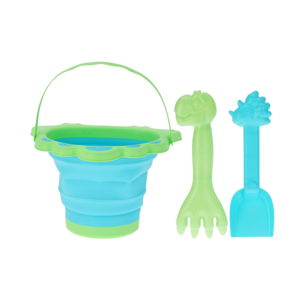 Dinosaurs & Unicorns Collapsible Beach Bucket