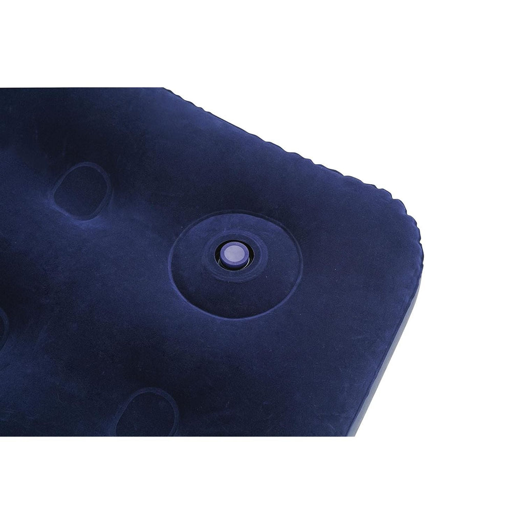 Double Flocked Airbed with Built in Pillow & Pump